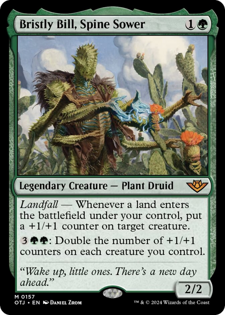 Bristly Bill, Spine Sower [Outlaws of Thunder Junction] MTG Single Magic: The Gathering | Red Claw Gaming