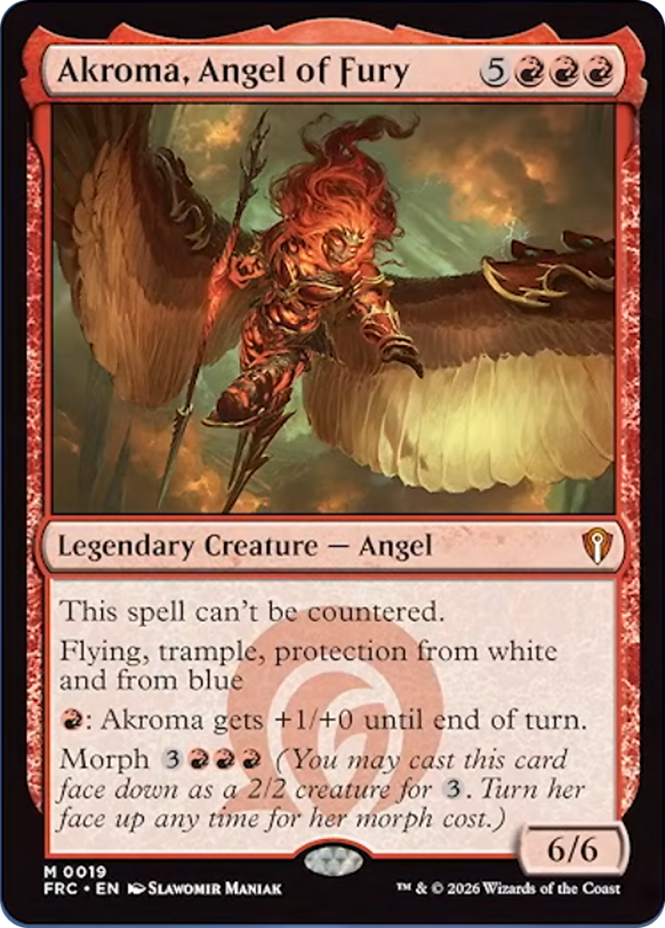 Akroma, Angel of Fury [Reality Fracture Commander] MTG Single Magic: The Gathering | Red Claw Gaming