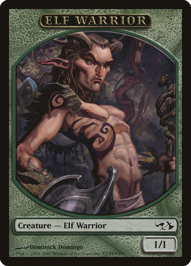 Elf Warrior Token [Duel Decks: Elves vs. Goblins Tokens] MTG Single Magic: The Gathering | Red Claw Gaming