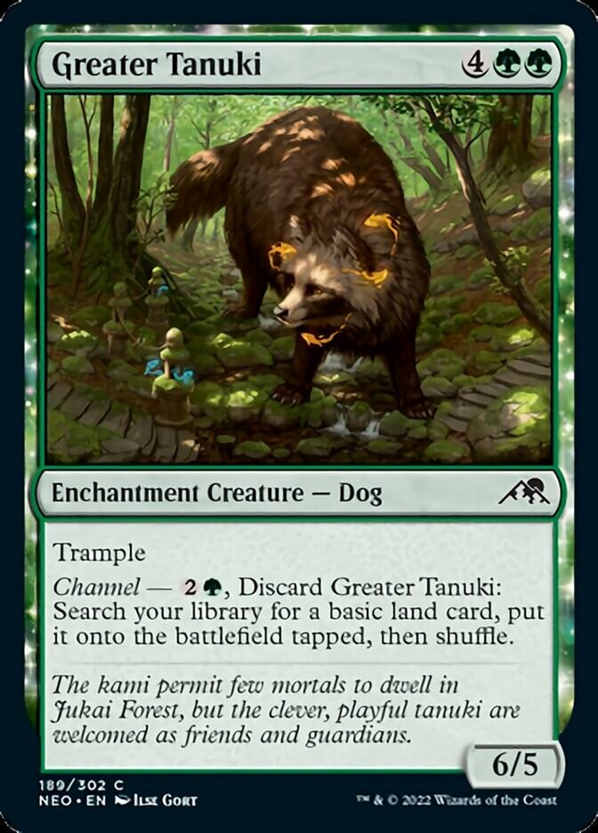 Greater Tanuki [Kamigawa: Neon Dynasty] MTG Single Magic: The Gathering    | Red Claw Gaming
