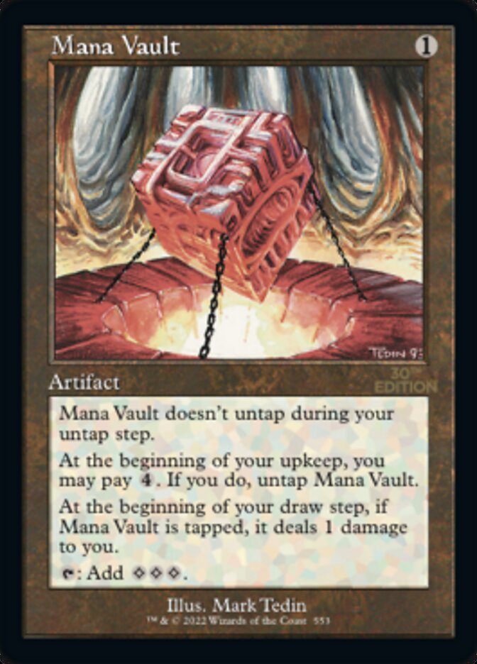 Mana Vault (Retro) [30th Anniversary Edition] MTG Single Magic: The Gathering | Red Claw Gaming