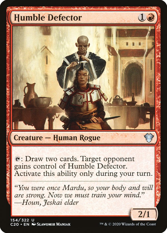 Humble Defector [Commander 2020] MTG Single Magic: The Gathering | Red Claw Gaming