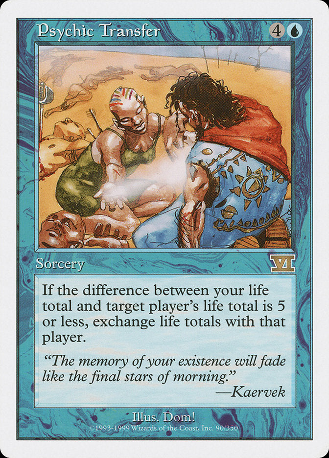 Psychic Transfer [Classic Sixth Edition] MTG Single Magic: The Gathering | Red Claw Gaming