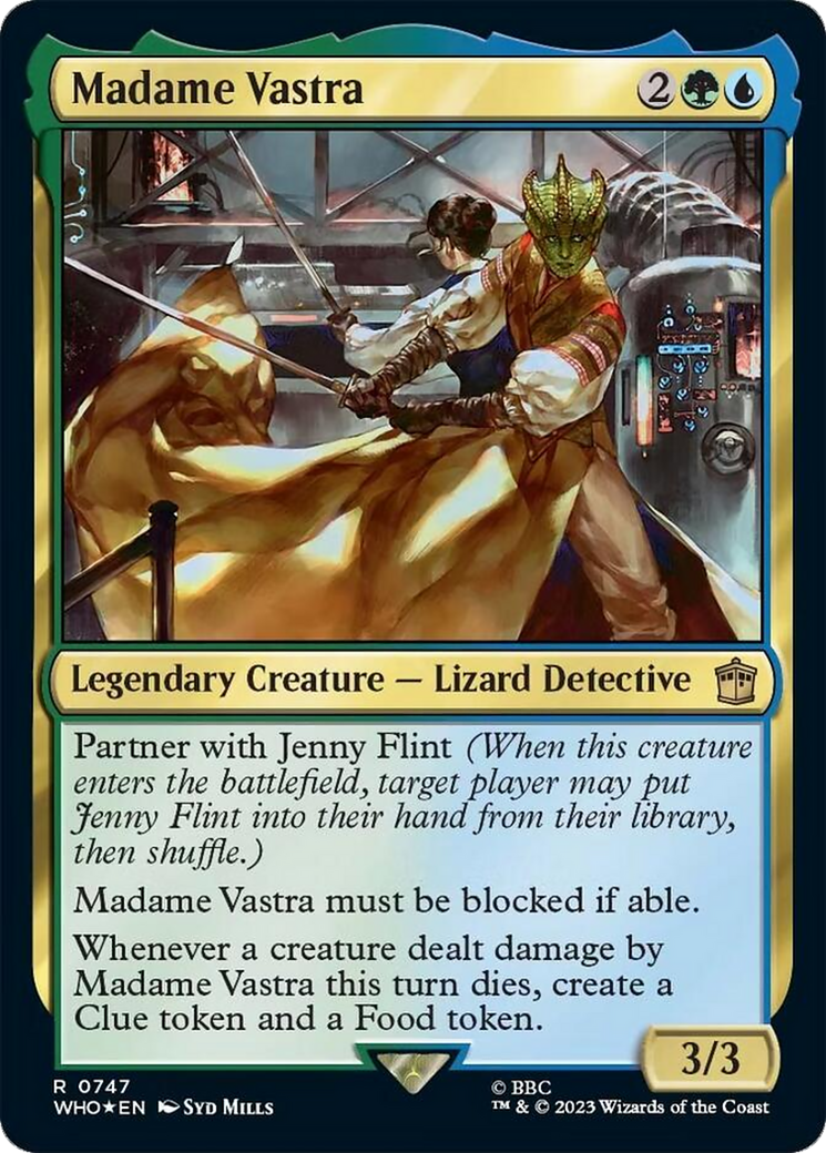 Madame Vastra (Surge Foil) [Doctor Who] MTG Single Magic: The Gathering | Red Claw Gaming