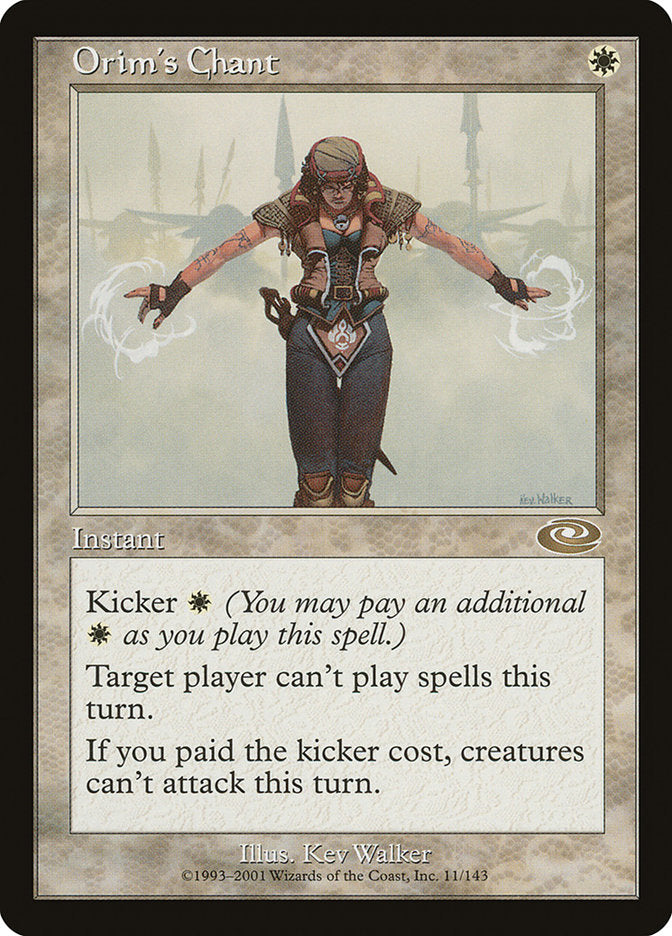 Orim's Chant [Planeshift] MTG Single Magic: The Gathering | Red Claw Gaming
