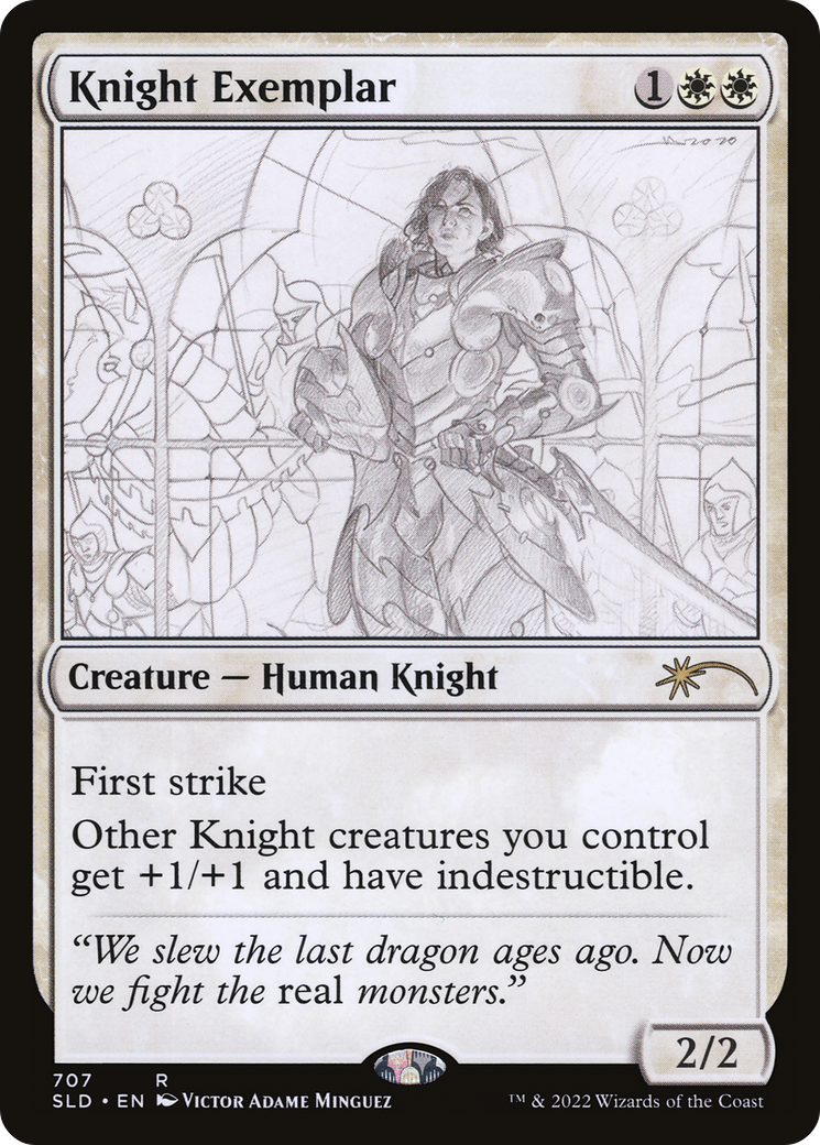 Knight Exemplar (707) [Secret Lair Drop Series] MTG Single Magic: The Gathering | Red Claw Gaming