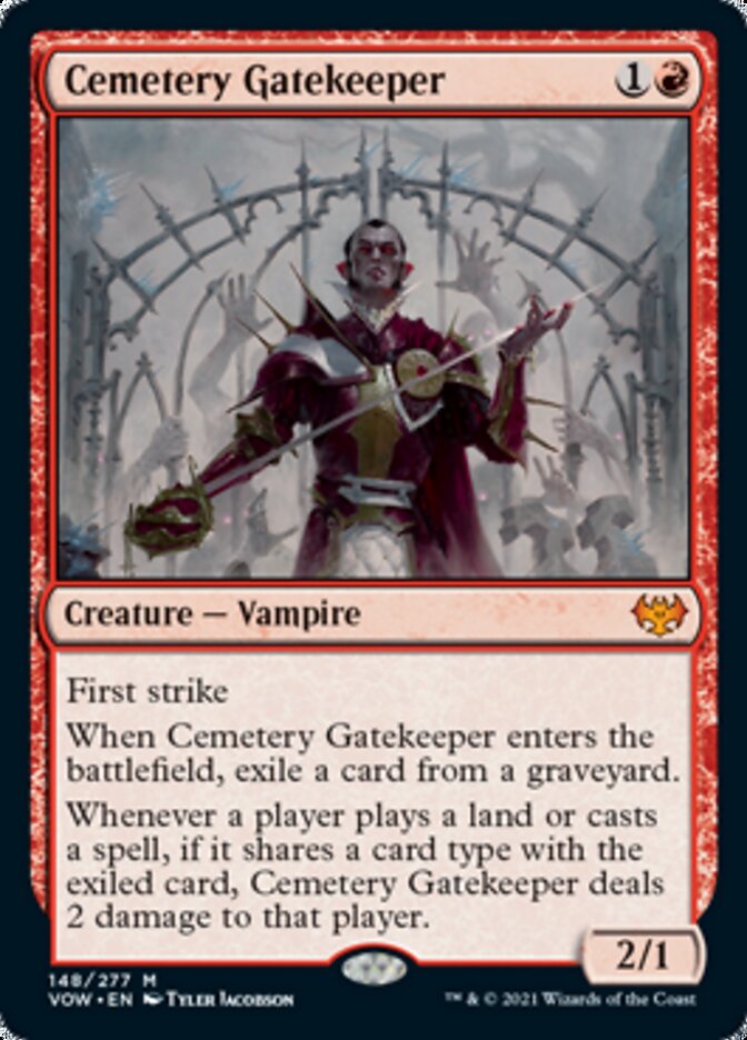Cemetery Gatekeeper [Innistrad: Crimson Vow] MTG Single Magic: The Gathering | Red Claw Gaming
