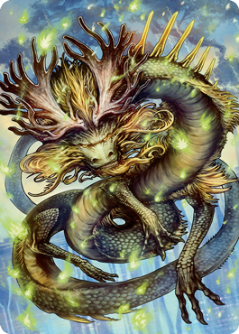 Kura, the Boundless Sky Art Card [Kamigawa: Neon Dynasty Art Series] MTG Single Magic: The Gathering | Red Claw Gaming