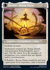 Katilda, Dawnhart Martyr // Katilda's Rising Dawn [Innistrad: Crimson Vow] MTG Single Magic: The Gathering | Red Claw Gaming