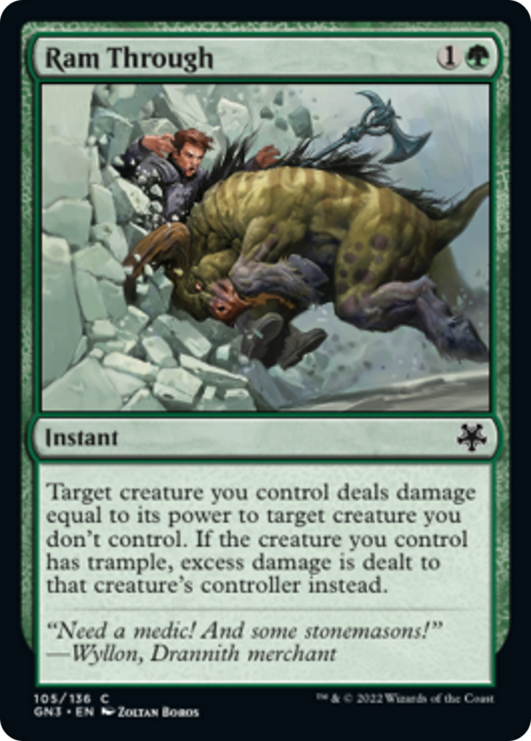 Ram Through [Game Night: Free-for-All] MTG Single Magic: The Gathering | Red Claw Gaming