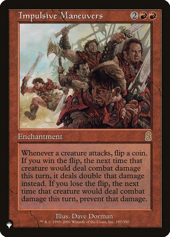 Impulsive Maneuvers [Secret Lair: Heads I Win, Tails You Lose] MTG Single Magic: The Gathering | Red Claw Gaming