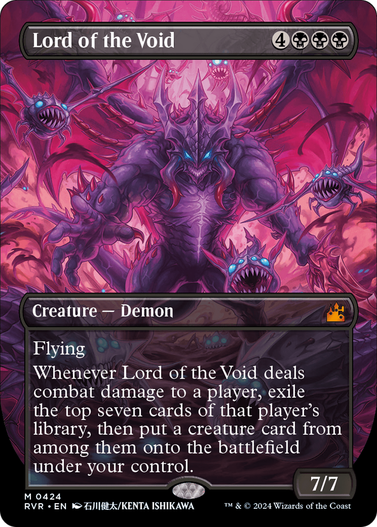 Lord of the Void (Anime Borderless) [Ravnica Remastered] MTG Single Magic: The Gathering | Red Claw Gaming