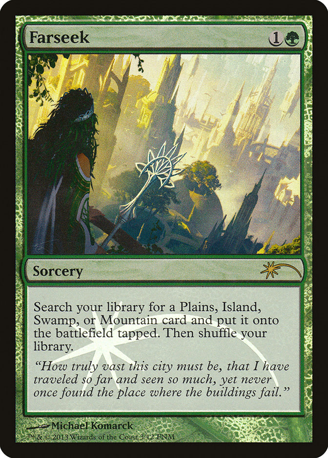 Farseek [Friday Night Magic 2013] MTG Single Magic: The Gathering | Red Claw Gaming