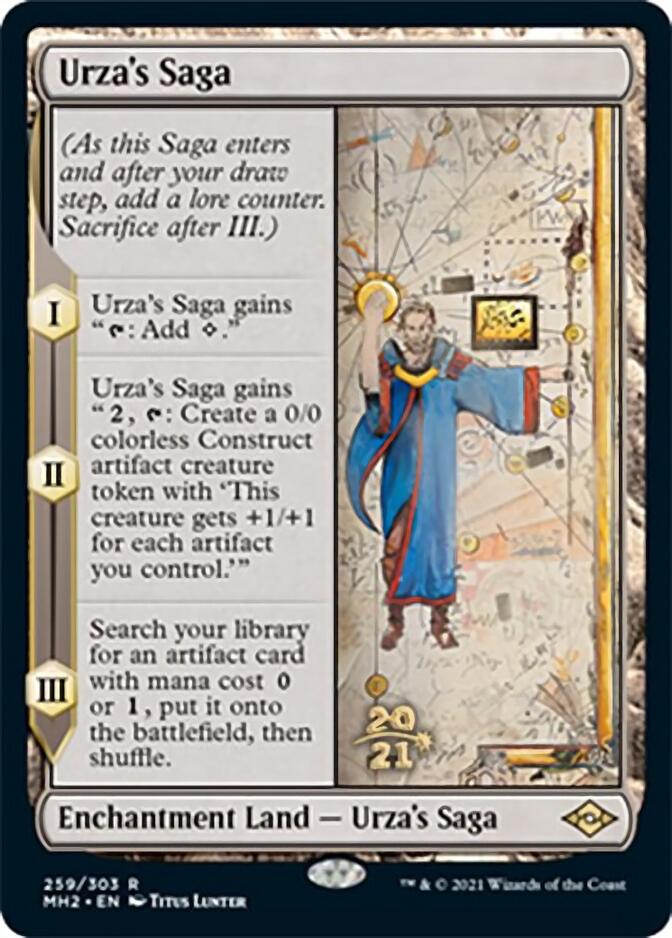 Urza's Saga [Modern Horizons 2 Prerelease Promos] MTG Single Magic: The Gathering | Red Claw Gaming