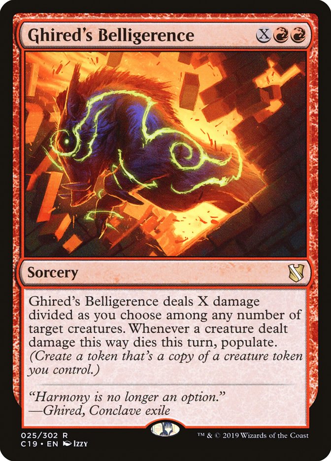 Ghired's Belligerence [Commander 2019] MTG Single Magic: The Gathering | Red Claw Gaming