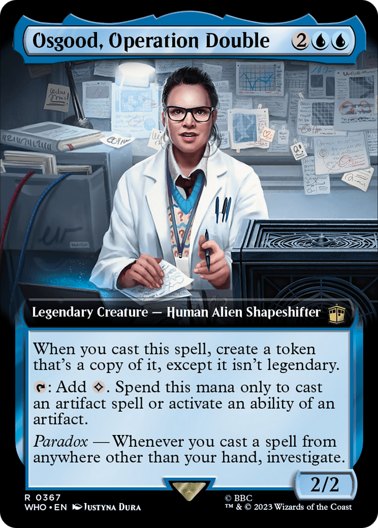 Osgood, Operation Double (Extended Art) [Doctor Who] MTG Single Magic: The Gathering | Red Claw Gaming