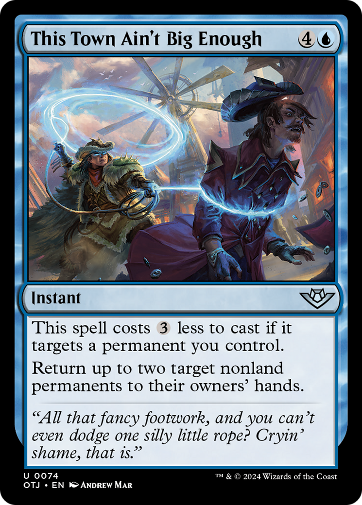 This Town Ain't Big Enough [Outlaws of Thunder Junction] MTG Single Magic: The Gathering | Red Claw Gaming