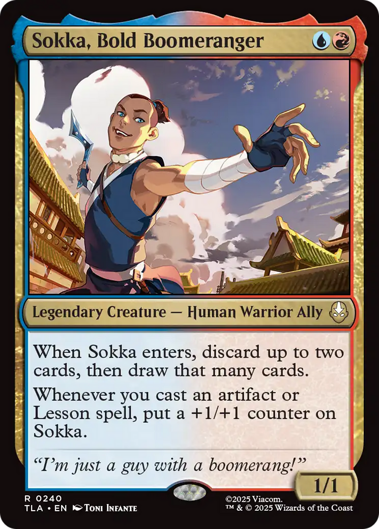 Sokka, Bold Boomeranger [Avatar: The Last Airbender] MTG Single Magic: The Gathering | Red Claw Gaming