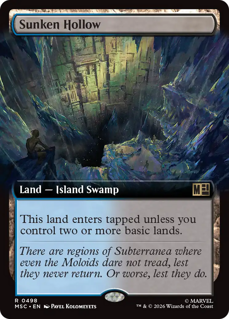 Sunken Hollow (Extended Art) [Marvel Super Heroes Commander] | Red Claw Gaming