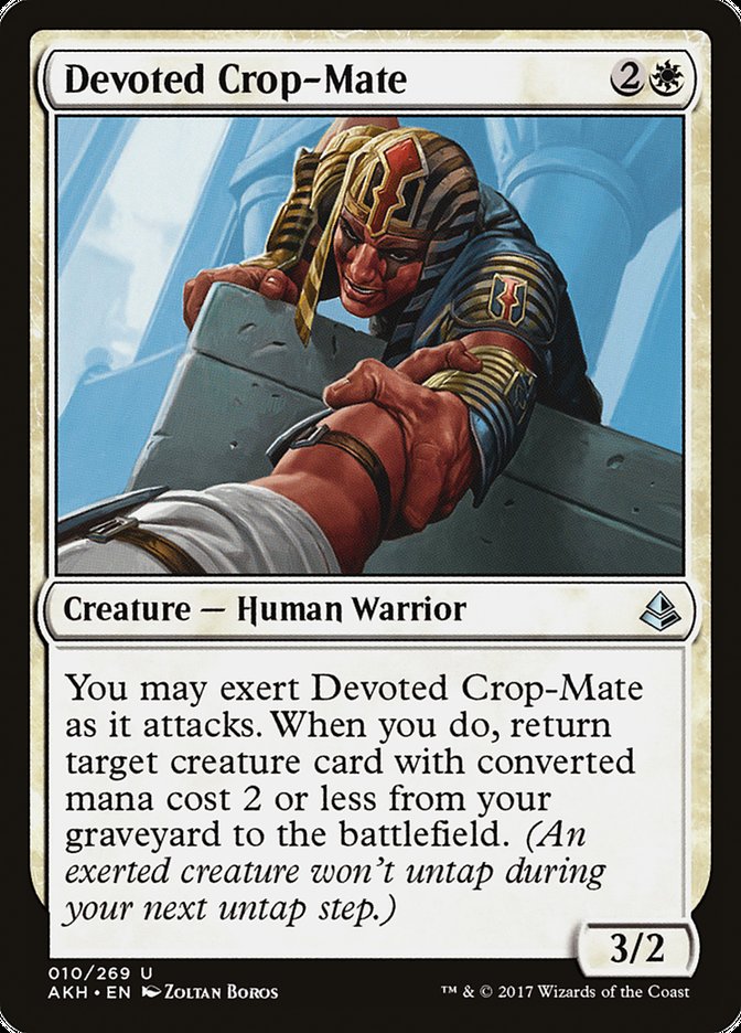 Devoted Crop-Mate [Amonkhet] MTG Single Magic: The Gathering | Red Claw Gaming