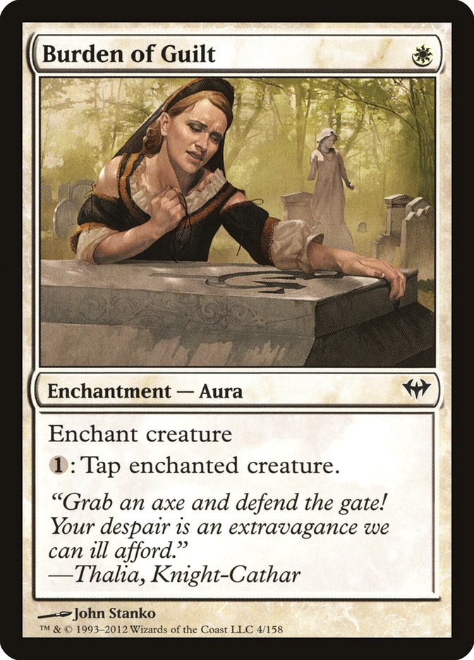 Burden of Guilt [Dark Ascension] MTG Single Magic: The Gathering | Red Claw Gaming