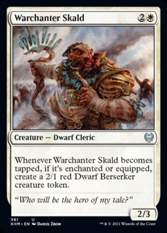 Warchanter Skald [Kaldheim] MTG Single Magic: The Gathering | Red Claw Gaming