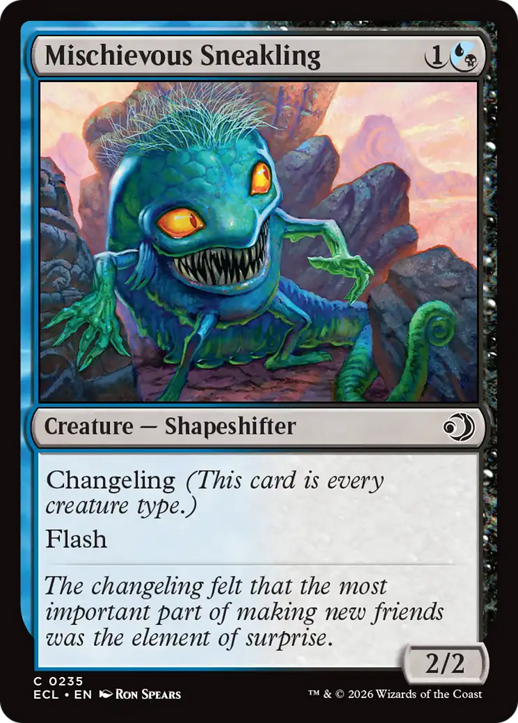 Mischievous Sneakling [Lorwyn Eclipsed] MTG Single Magic: The Gathering | Red Claw Gaming