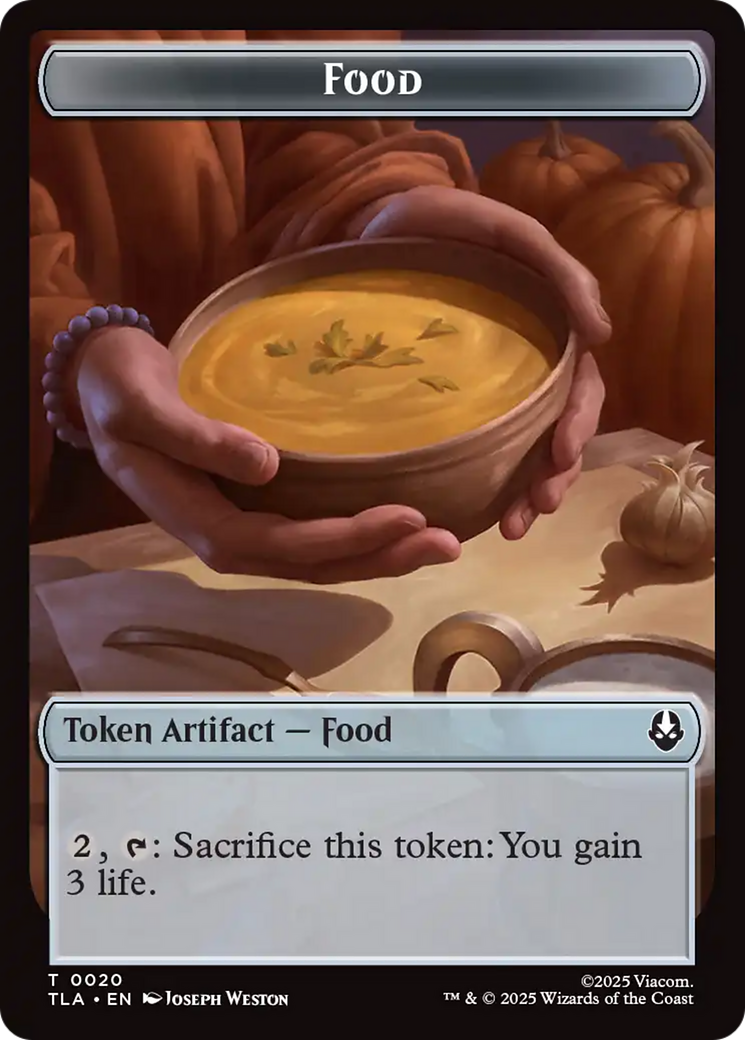 Food (0020) // Ally (0007) Double-Sided Token [Avatar: The Last Airbender Tokens] MTG Single Magic: The Gathering | Red Claw Gaming