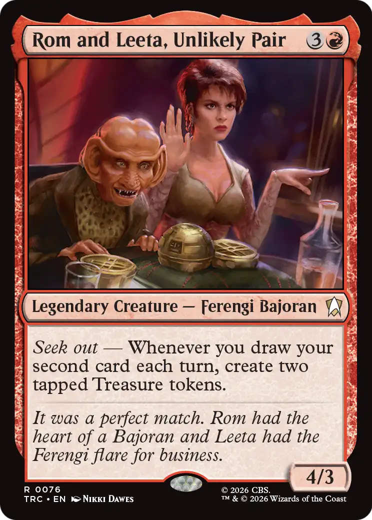 Rom and Leeta, Unlikely Pair [Star Trek Commander] | Red Claw Gaming