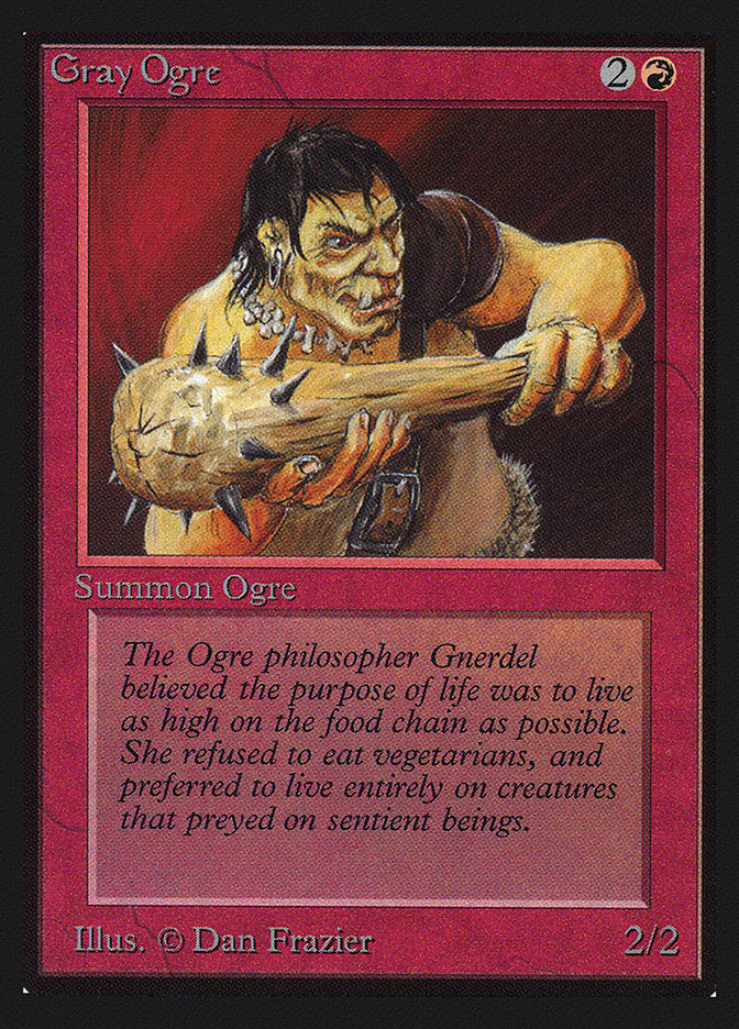 Gray Ogre [Collectors' Edition] MTG Single Magic: The Gathering | Red Claw Gaming