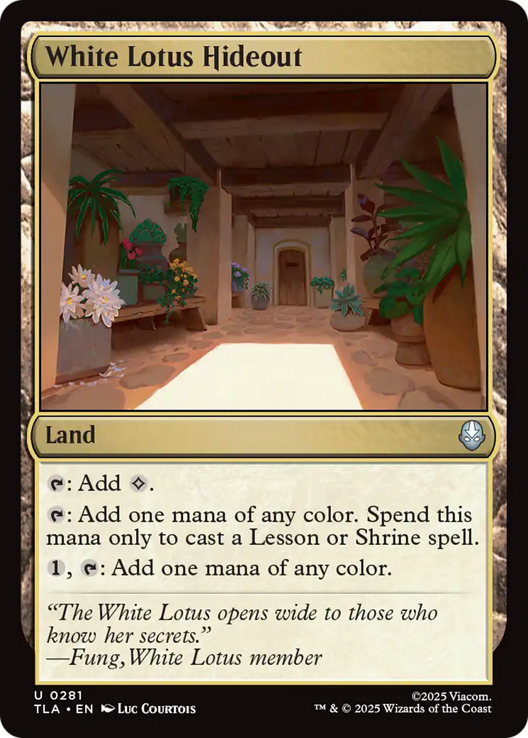 White Lotus Hideout [Avatar: The Last Airbender] MTG Single Magic: The Gathering | Red Claw Gaming