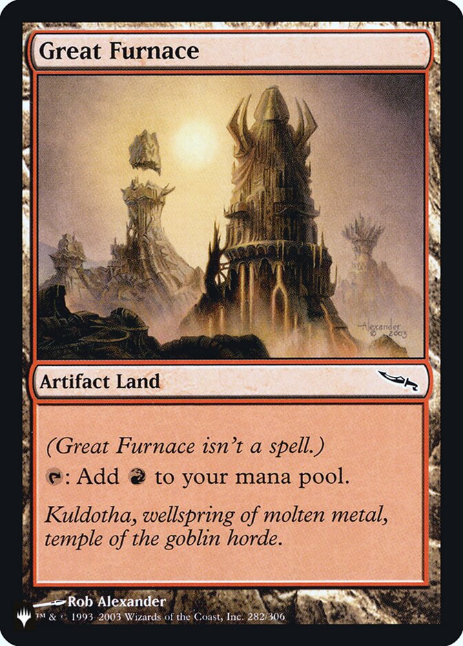 Great Furnace [Secret Lair: Heads I Win, Tails You Lose] MTG Single Magic: The Gathering | Red Claw Gaming