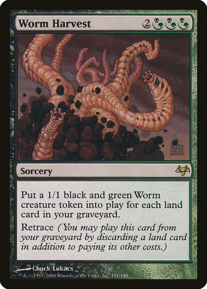 Worm Harvest [Eventide] MTG Single Magic: The Gathering | Red Claw Gaming