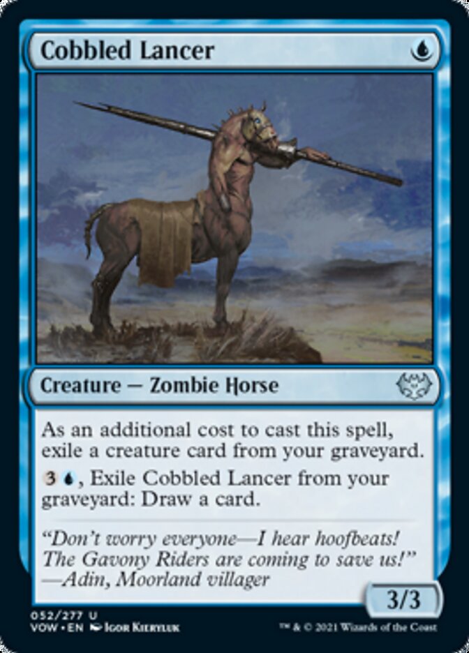 Cobbled Lancer [Innistrad: Crimson Vow] MTG Single Magic: The Gathering | Red Claw Gaming