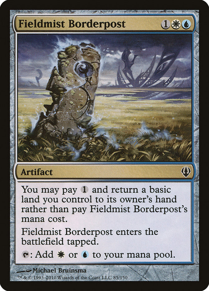 Fieldmist Borderpost [Archenemy] MTG Single Magic: The Gathering | Red Claw Gaming