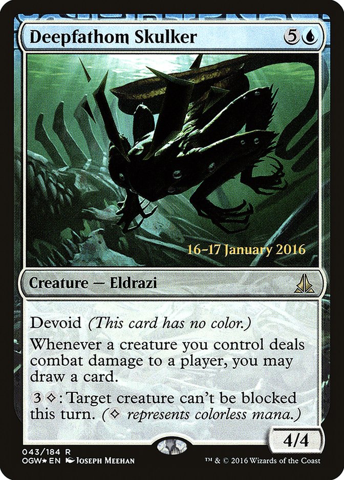 Deepfathom Skulker [Oath of the Gatewatch Prerelease Promos] MTG Single Magic: The Gathering | Red Claw Gaming