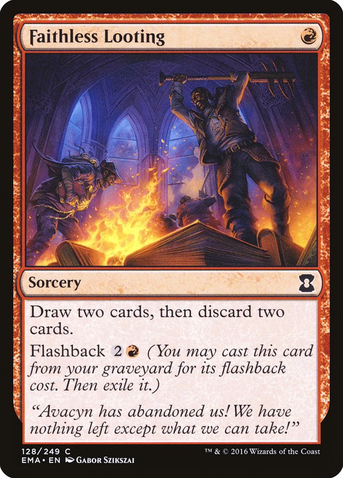 Faithless Looting [Eternal Masters] MTG Single Magic: The Gathering | Red Claw Gaming