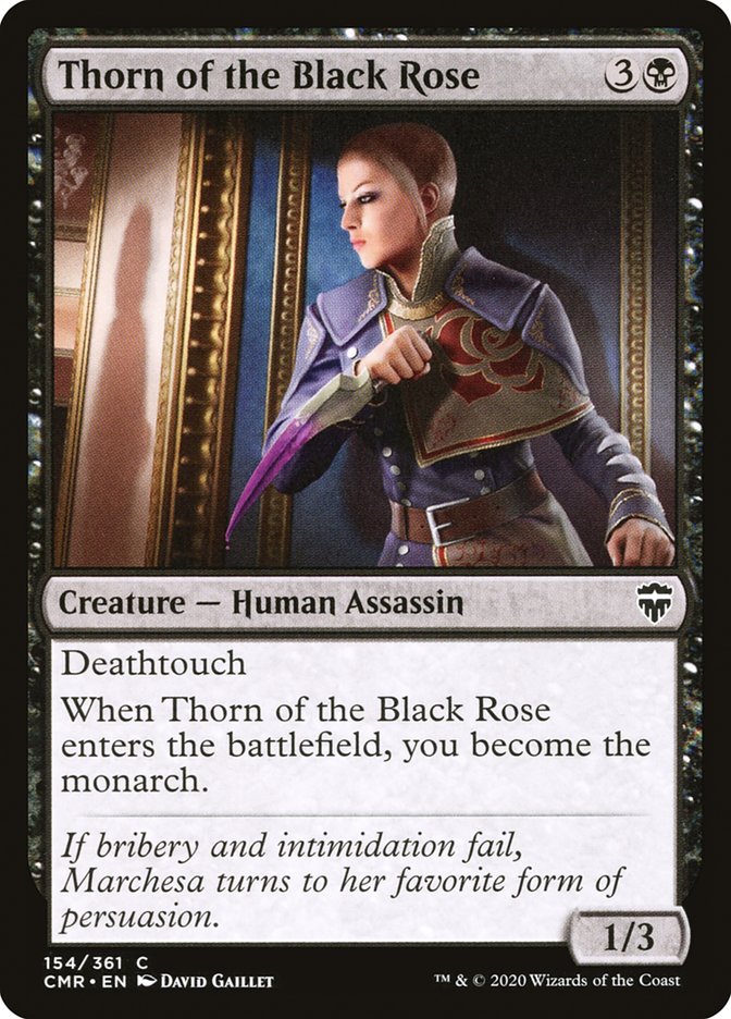 Thorn of the Black Rose [Commander Legends] MTG Single Magic: The Gathering | Red Claw Gaming