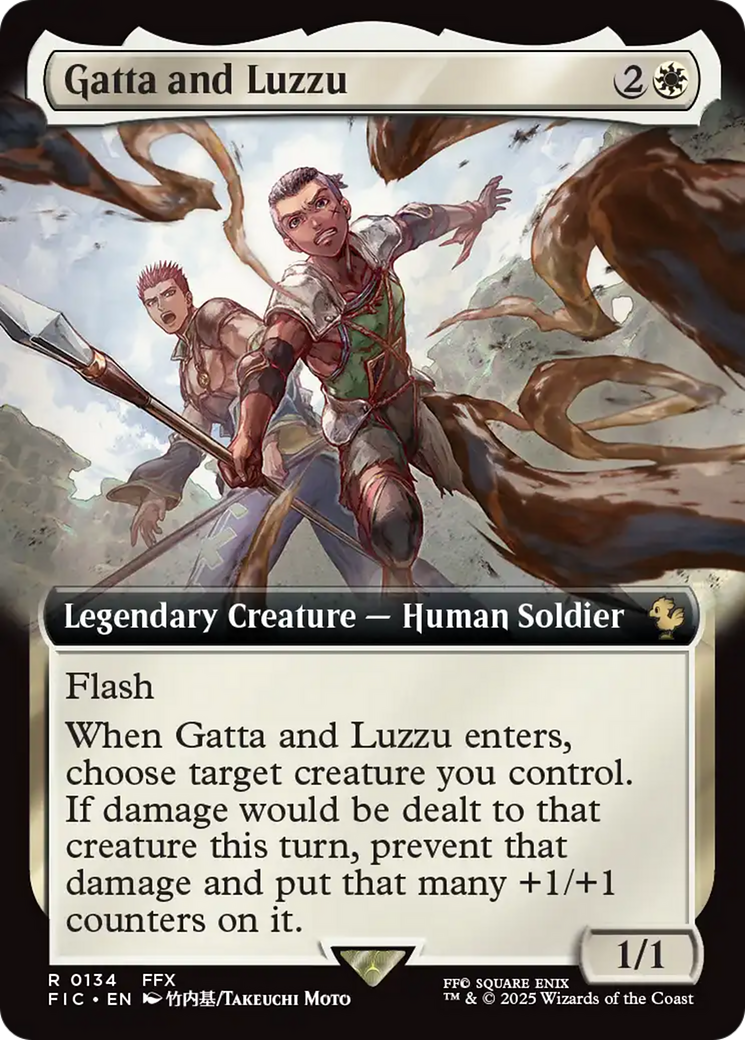 Gatta and Luzzu (Extended Art) [FINAL FANTASY Commander] MTG Single Magic: The Gathering | Red Claw Gaming