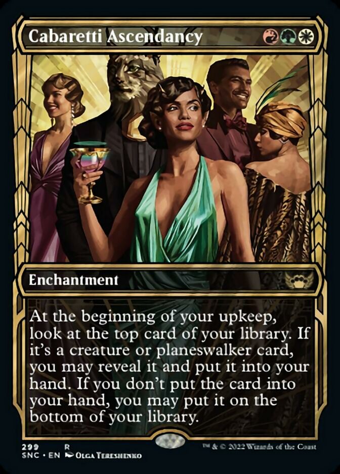 Cabaretti Ascendancy (Showcase Golden Age) [Streets of New Capenna] MTG Single Magic: The Gathering | Red Claw Gaming
