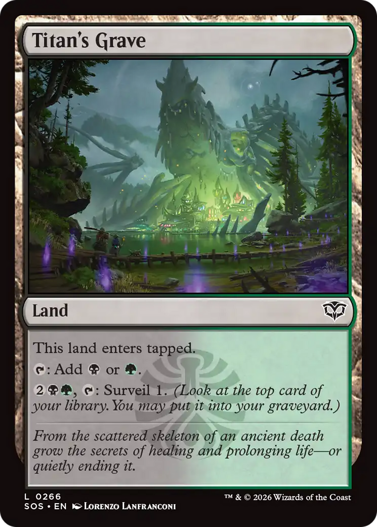 Titan's Grave [Secrets of Strixhaven] MTG Single Magic: The Gathering | Red Claw Gaming