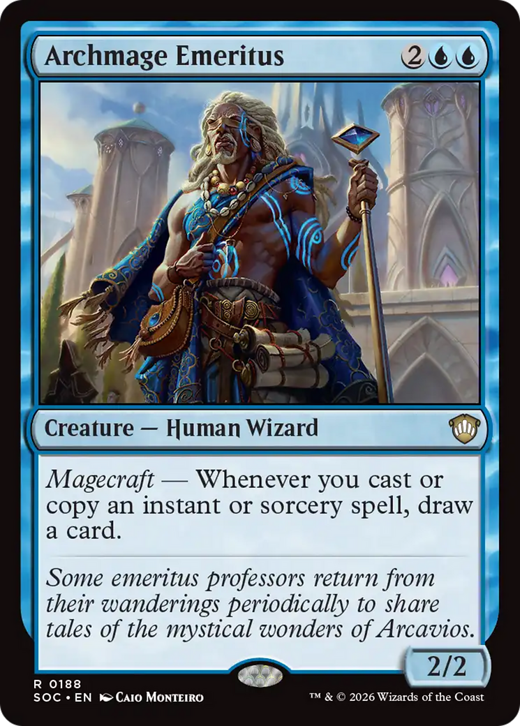 Archmage Emeritus [Secrets of Strixhaven Commander] MTG Single Magic: The Gathering | Red Claw Gaming