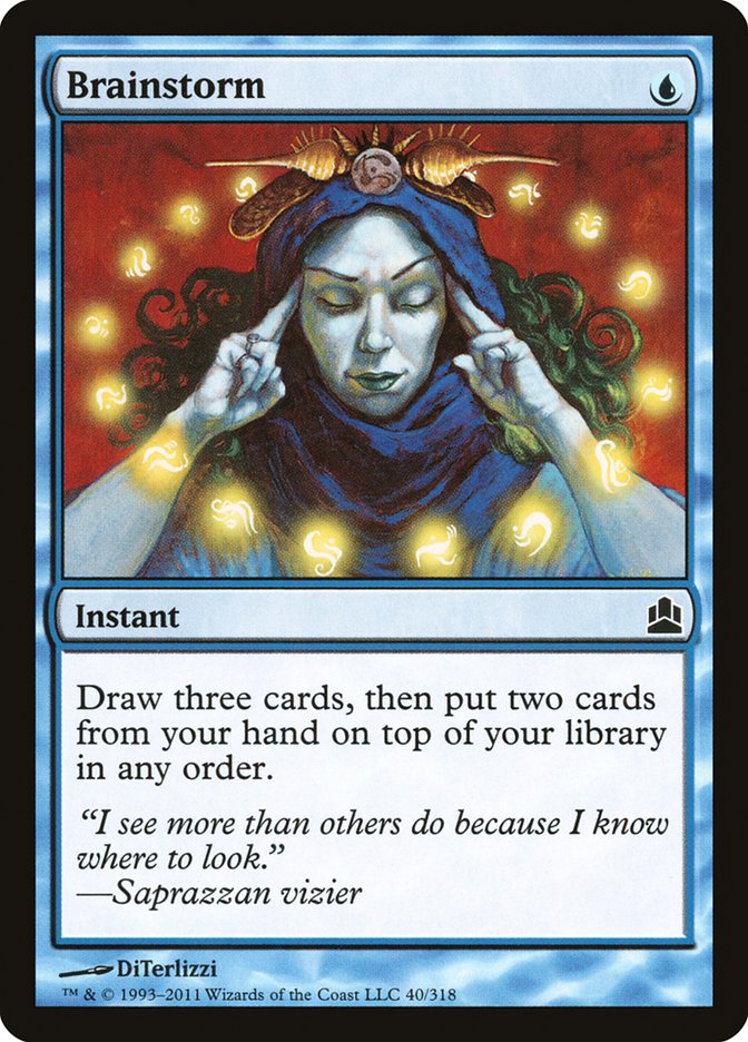 Brainstorm [Commander 2011] MTG Single Magic: The Gathering | Red Claw Gaming