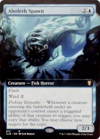 Aboleth Spawn (Extended Art) [Commander Legends: Battle for Baldur's Gate] MTG Single Magic: The Gathering | Red Claw Gaming