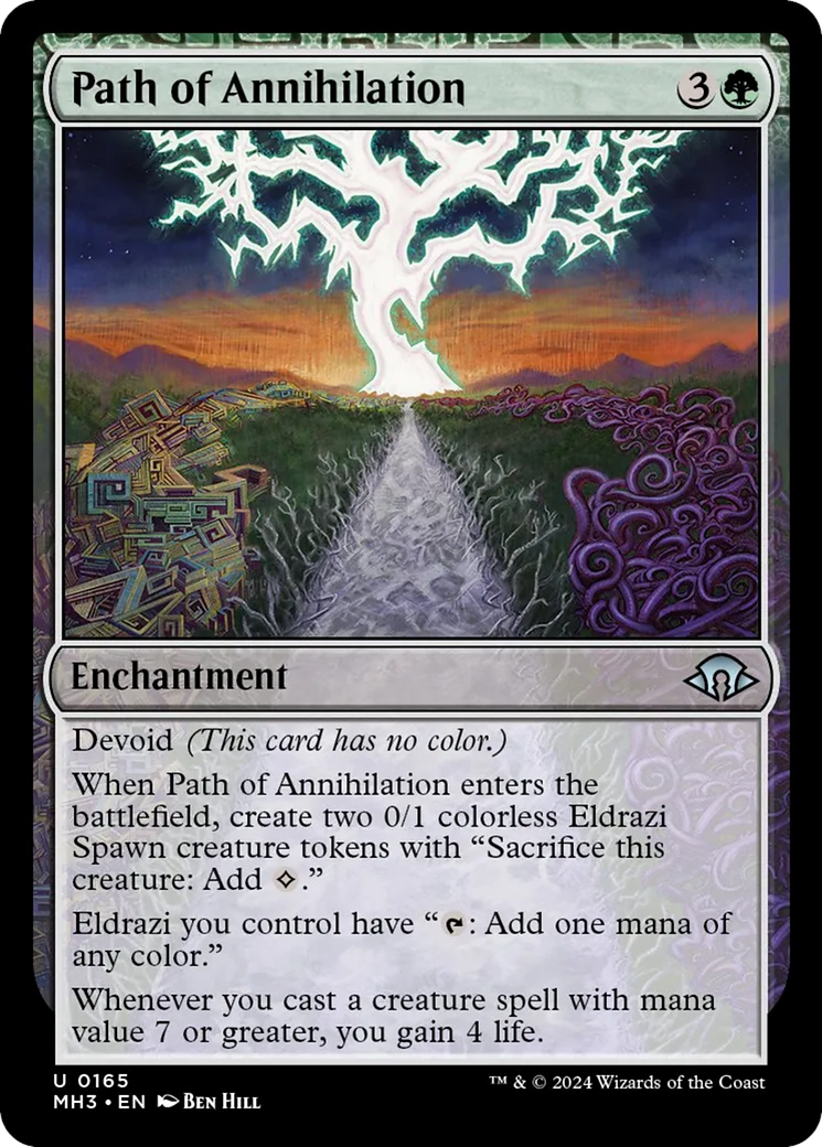 Path of Annihilation [Modern Horizons 3] MTG Single Magic: The Gathering    | Red Claw Gaming