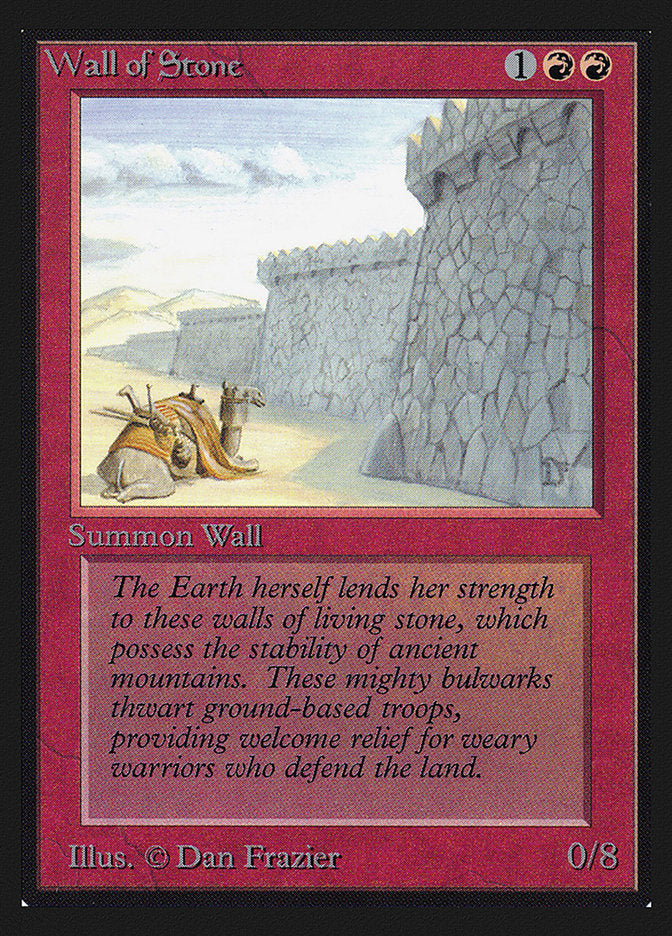 Wall of Stone [Collectors' Edition] MTG Single Magic: The Gathering | Red Claw Gaming