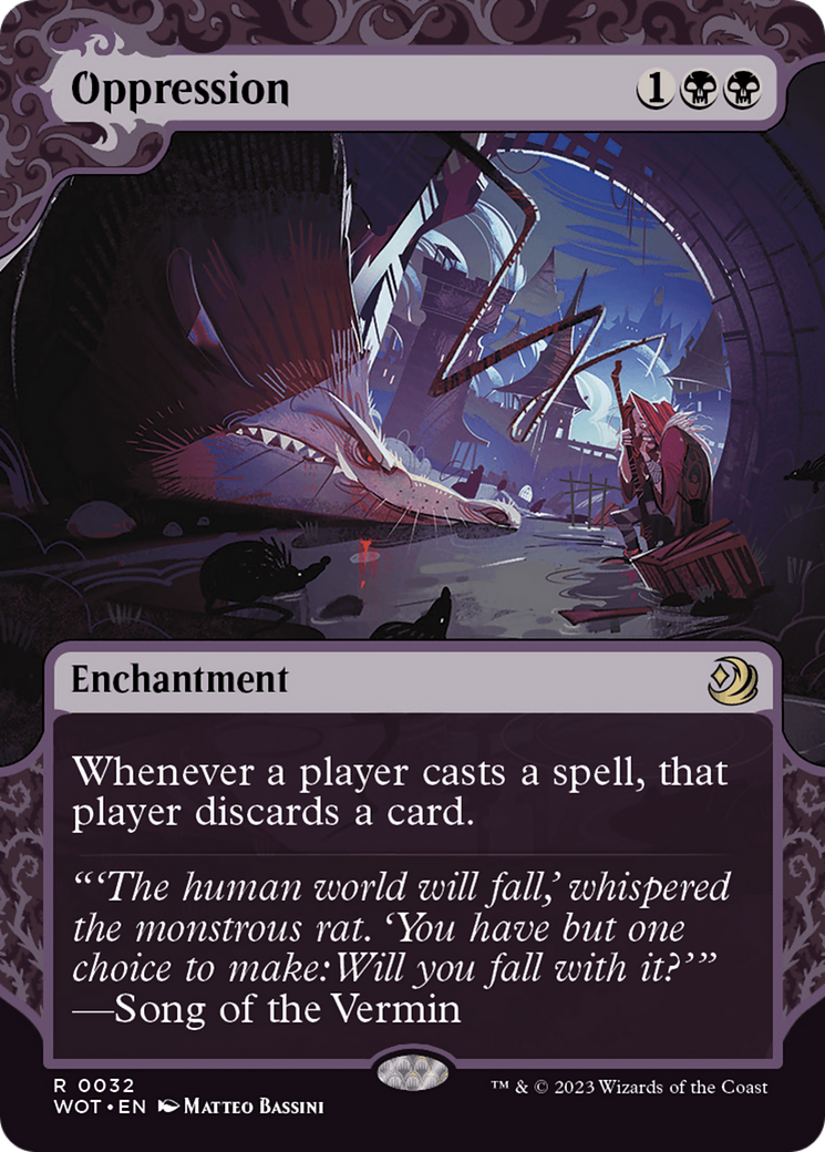 Oppression [Wilds of Eldraine: Enchanting Tales] MTG Single Magic: The Gathering | Red Claw Gaming