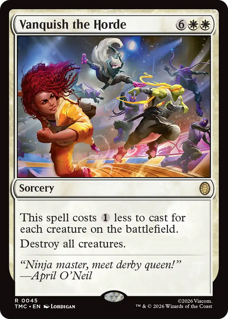 Vanquish the Horde [Teenage Mutant Ninja Turtles Commander] MTG Single Magic: The Gathering | Red Claw Gaming