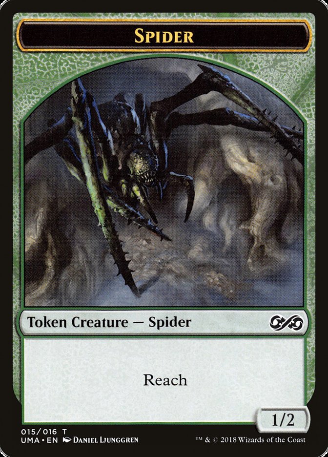 Spider Token [Ultimate Masters Tokens] MTG Single Magic: The Gathering | Red Claw Gaming