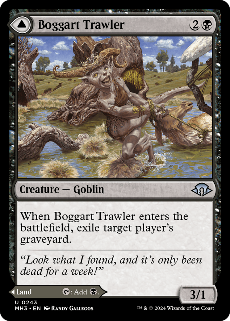 Boggart Trawler // Boggart Bog [Modern Horizons 3] MTG Single Magic: The Gathering    | Red Claw Gaming